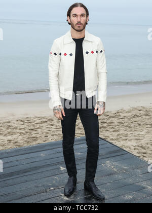 Malibu, United States. 06th June, 2019. MALIBU, LOS ANGELES, CALIFORNIA, USA - JUNE 06: David Alexander Flinn arrives at the Saint Laurent Mens Spring Summer 20 Show held at Paradise Cove Beach on June 6, 2019 in Malibu, Los Angeles, California, United States. (Photo by Xavier Collin/Image Press Agency) Credit: Image Press Agency/Alamy Live News Stock Photo