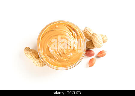 https://l450v.alamy.com/450v/tcch73/creamy-peanut-butter-in-glass-bowl-and-peanut-isolated-on-white-background-top-view-a-traditional-product-of-american-cuisine-tcch73.jpg