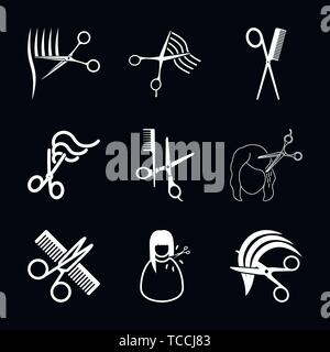 Barber icon vector sign symbol for design Stock Vector