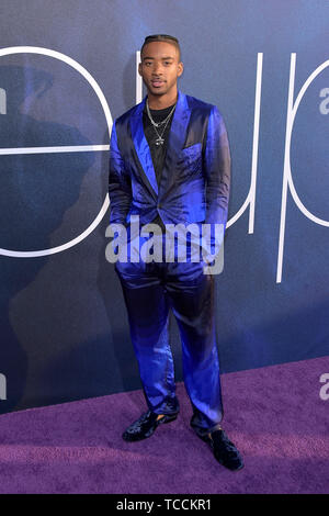 Algee Smith attending the HBO TV-Series 'Euphoria' at Cinerama Dome on June 4, 2019 in Los Angeles, California Stock Photo