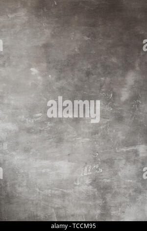 Texture of gray concrete. Decorative plaster on the wall. Grey texture. Stock Photo