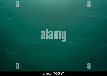 Dusty green chalk black board Stock Photo