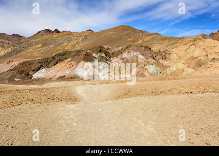 Famous Artist's Palette in Death Valley National Park. California, USA Stock Photo