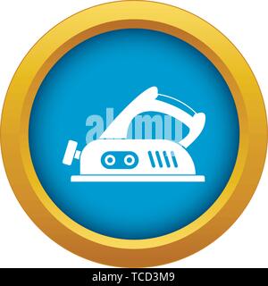 Jack plane icon blue vector isolated Stock Vector