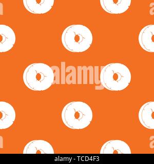 Primitive tool pattern vector orange Stock Vector
