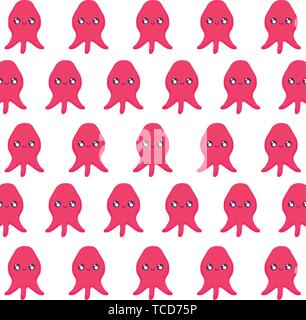 video game pixelate creatures pattern vector illustration design Stock Vector