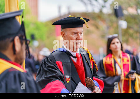 Los Angeles, MAY 10: Graduation Ceremony of University of Southern California on MAY 10, 2019 at Los Angeles, California Stock Photo