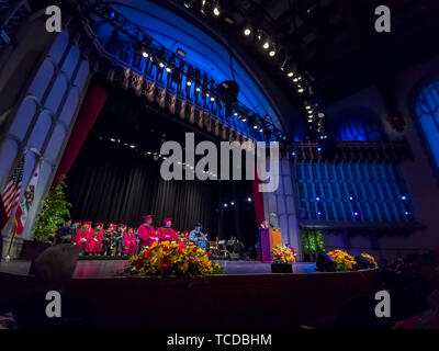 Los Angeles, MAY 10: Graduation Ceremony of University of Southern California on MAY 10, 2019 at Los Angeles, California Stock Photo