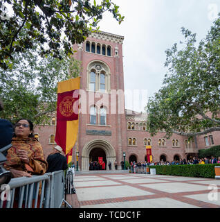 Los Angeles, MAY 10: Graduation Ceremony of University of Southern California on MAY 10, 2019 at Los Angeles, California Stock Photo