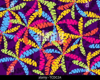 Tropical palm leaves typographical background. Multicolored palm trees. Vector illustration Stock Vector