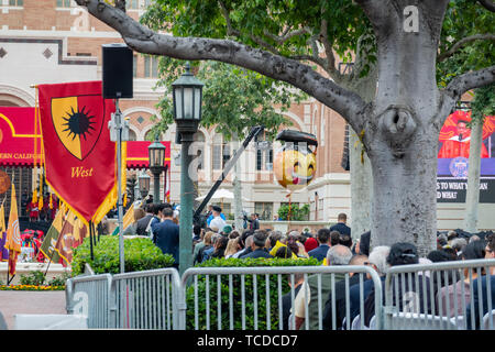 Los Angeles, MAY 10: Graduation Ceremony of University of Southern California on MAY 10, 2019 at Los Angeles, California Stock Photo