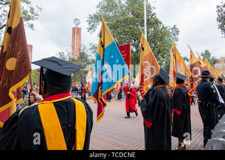 Los Angeles, MAY 10: Graduation Ceremony of University of Southern California on MAY 10, 2019 at Los Angeles, California Stock Photo