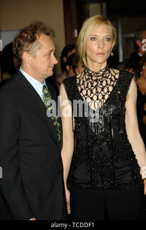 LOS ANGELES, CA. January 10, 2007: CATE BLANCHETT & ANDREW UPTON at the Penfolds Icon Gala - part of the G'Day LA week - at the Century Plaza Hotel. © 2007 Paul Smith / Featureflash Stock Photo