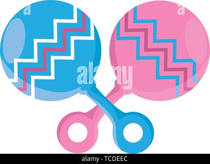 baby bells toys entertainment icons Stock Vector