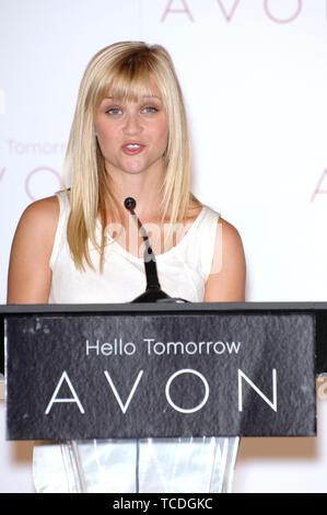 LOS ANGELES, CA. August 01, 2007: Actress Reese Witherspoon at press conference in Beverly Hills © 2007 Paul Smith / Featureflash Stock Photo