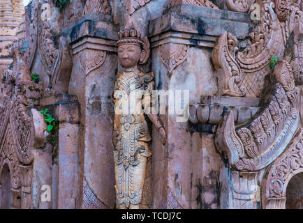 The Kakku pagoda in Shan state Myanmar Stock Photo