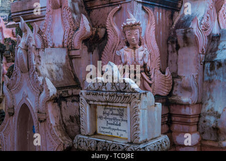 The Kakku pagoda in Shan state Myanmar Stock Photo