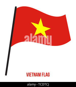 Download Vietnam flag, vector illustration Stock Vector Art ...