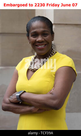 Embargoed to 2230 Friday June 07 Sonia Watson at Lancaster House in London, she has been awarded an OBE in the Queen's Birthday Honours List for services to diversity in architecture. Stock Photo