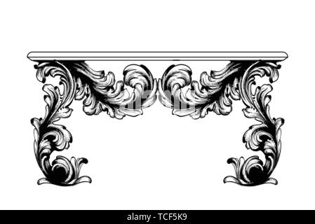 Baroque Luxury Style Armchair Furniture Throne Stock Vector (Royalty Free)  457746802 | Shutterstock