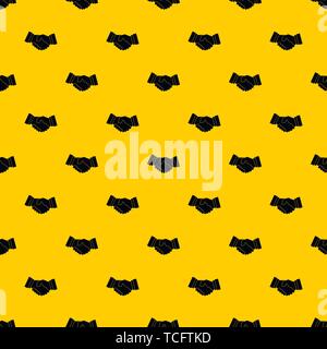 Handshake pattern vector Stock Vector