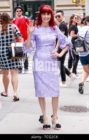 New York, USA. 07th June, 2019. New York, NY, USA. 7th June, 2019. Carrie Preston at BUILD Series on June 7, 2019 in New York City. Credit: MediaPunch Inc/Alamy Live News Stock Photo