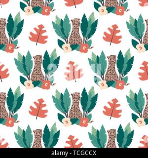 cute lovely cartoon summer seamless vector pattern background illustration  with hand drawn kiwi and flowers Stock Vector Image & Art - Alamy