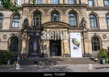 BERLIN, GERMANY - MAY 16 2018: People in front of Museum fur Naturkunde - Natural History Museum on May 16, 2018 in Berlin, Germany. Stock Photo