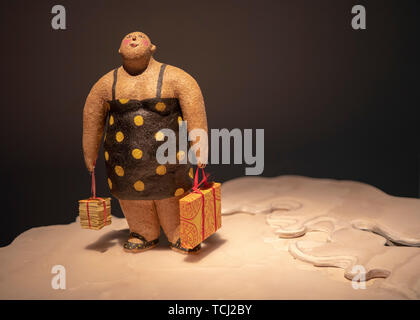Sha Tin, Hongkong, China, 23rd, January, 2019: The exhibition in Hong Kong Heritage Museum. Stock Photo
