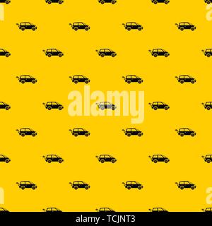 Electric car pattern vector Stock Vector