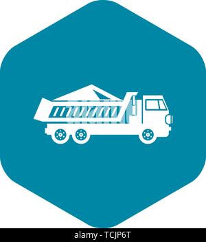 Dump track icon, simple style Stock Vector Image & Art - Alamy