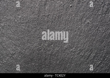 Grey slate texture, macro shot, background Stock Photo