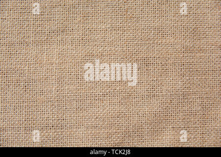 Brown burlap, sackcloth texture background Stock Photo