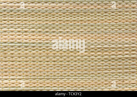 Reed mat texture background. Woven cyperus difformis Stock Photo