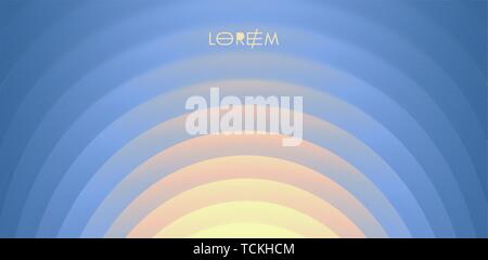 Abstract waved background with layers. Trendy covers design. Vector illustration in modern art style. Stock Vector