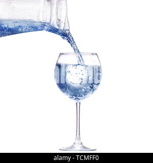 Hand Pouring Water From Glass Pitcher Over White Background Stock Photo,  Picture and Royalty Free Image. Image 46125267.