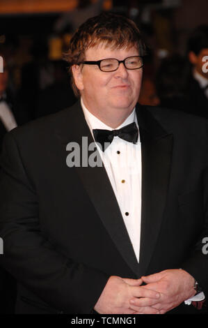 CANNES, FRANCE. May 19, 2007: Michael Moore at screening for his movie 'Sicko' at the 60th Annual International Film Festival de Cannes.  © 2007 Paul Smith / Featureflash Stock Photo