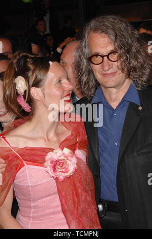 CANNES, FRANCE. May 19, 2007: Director Wim Wenders & wife Donata at the screening of 'U2 3D' at the 60th Annual International Film Festival de Cannes.  © 2007 Paul Smith / Featureflash Stock Photo