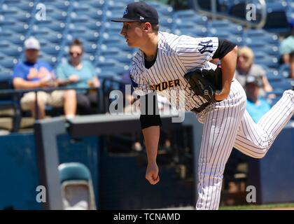 Trenton, New Jersey, USA. 8th June, 2019. BEN RUTA of the Trenton Thunder  at batting practice before a game vs. the Erie SeaWolves at ARM & HAMMER  Park. The Thunder are called