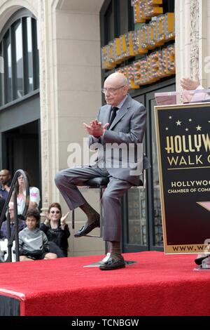 Los Angeles, CA, USA. 7th June, 2019. Alan Arkin at the induction ceremony for Star on the Hollywood Walk of Fame for Alan Arkin, Hollywood Boulevard, Los Angeles, CA June 7, 2019. Credit: Priscilla Grant/Everett Collection/Alamy Live News Stock Photo