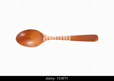 A wooden spoon isolated on a white background Stock Photo