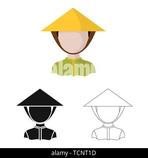 Isolated object of imitator and resident symbol. Collection of imitator and culture vector icon for stock. Stock Vector