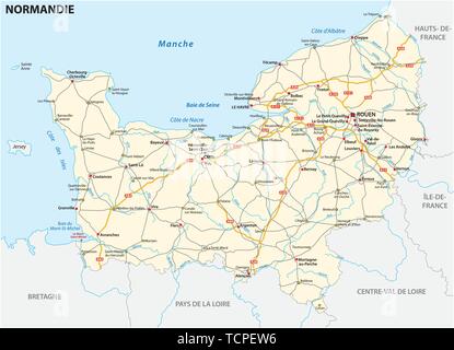 MAP OF ROUEN FRANCE Stock Photo - Alamy