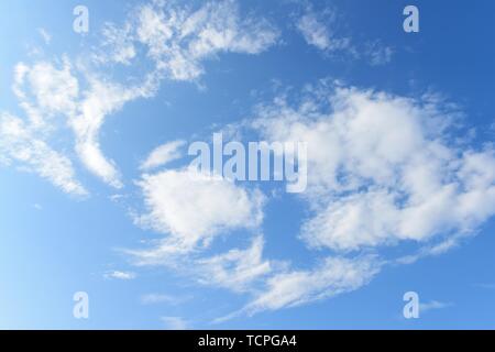 Blue Sky White Cloud Stock Photo
