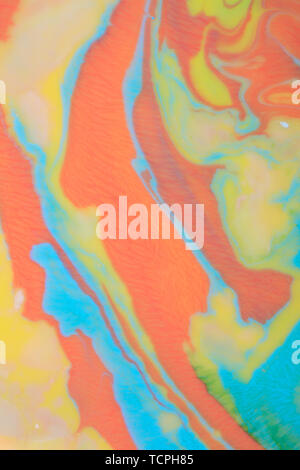Abstract background of colored propylene pigment formation Stock Photo