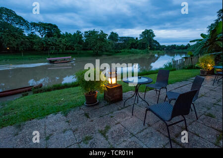 Scenery of Chiang Mai Ping River, Thailand Stock Photo