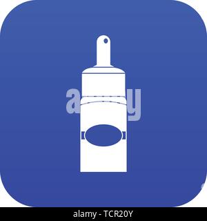 Medical drops icon digital blue Stock Vector