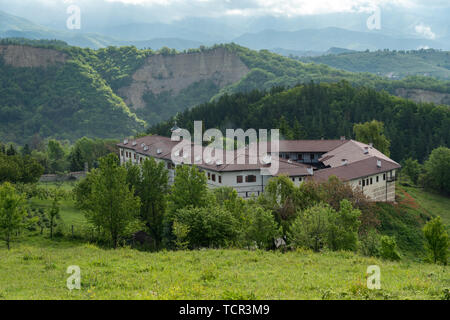 The Medieval Orthodox Monastery of Rozhen, near Melnik, Bulgaria Stock Photo