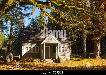 Old Farmhouse On Baker Lake Road Near Baker Lake In North Cascades