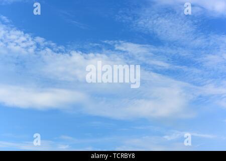 Blue Sky White Cloud Stock Photo